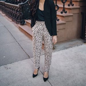 Leopard Pull On Pants NWT